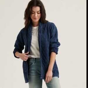 Lucky Brand open quilted jacket